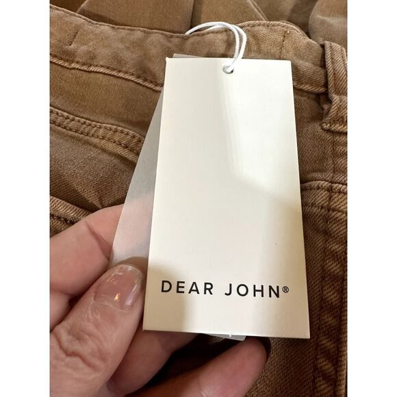 DEAR JOHN Women's Gisele Skinny Ankle Denim Jeans Brown/Butterscotch Size 33 - Picture 8 of 12